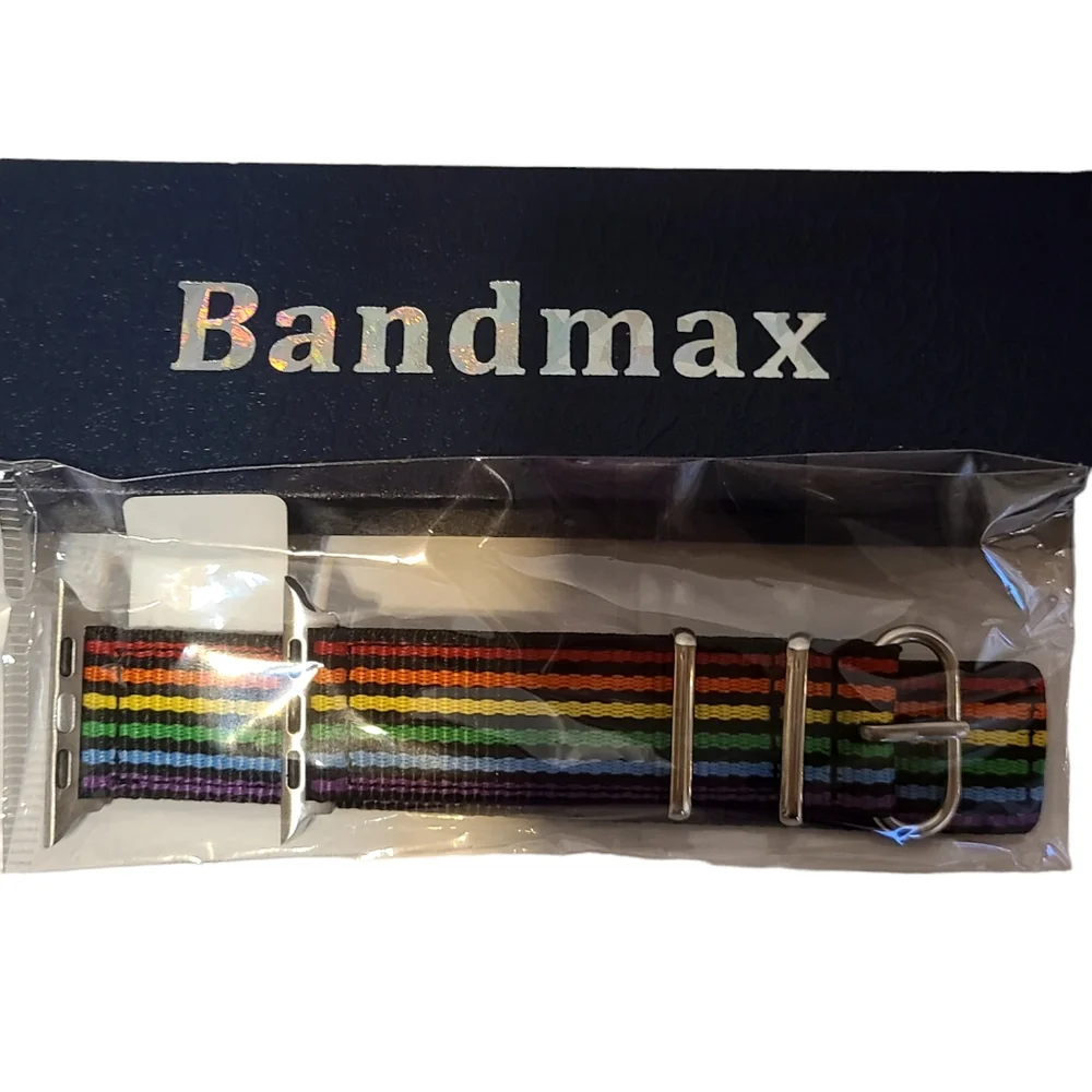 Rainbow Apple Watch Band NWT iwatch series colorful fun